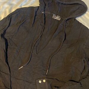 100% cotton thin material black size small VICI hoodie